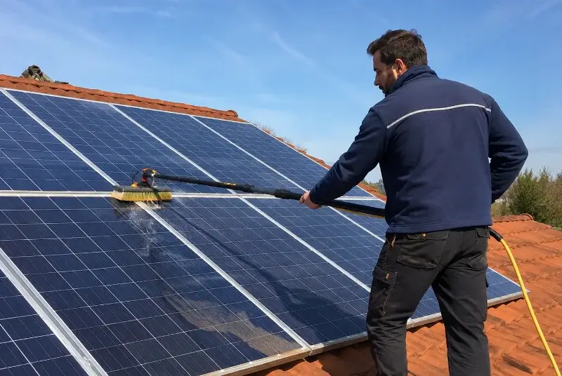 Nettoyage et entretien de panneaux solaires à Saint-Jacut-les-Pins